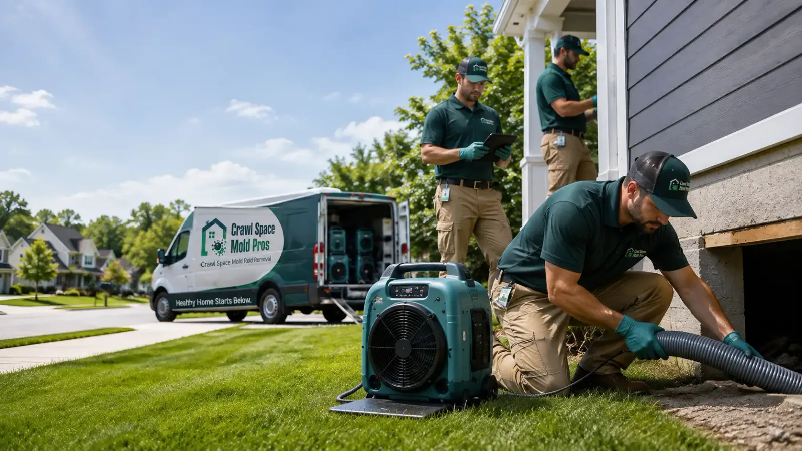 Crawl Space Mold Removal in Natoma, KS